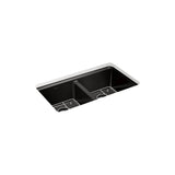 Riverby 33'' undermount double-bowl kitchen sink