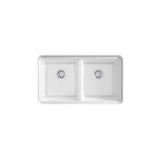 Riverby 33'' undermount double-bowl kitchen sink