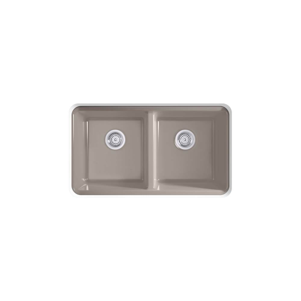 Riverby 33'' undermount double-bowl kitchen sink