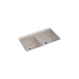 Riverby 33'' undermount double-bowl workstation kitchen sink