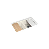 Riverby 33'' undermount double-bowl workstation kitchen sink