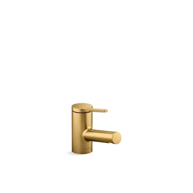 Kohler - Elate Single-Handle Bathroom Sink Faucet 1.0 GPM - Vibrant Brushed Moderne Brass