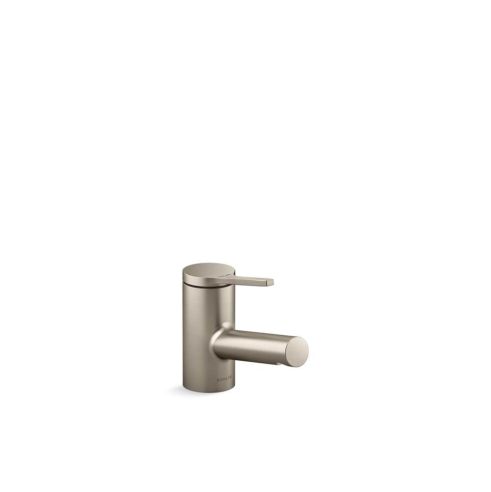 Kohler - Elate Single-Handle Bathroom Sink Faucet 0.5 GPM - Vibrant Brushed Nickel