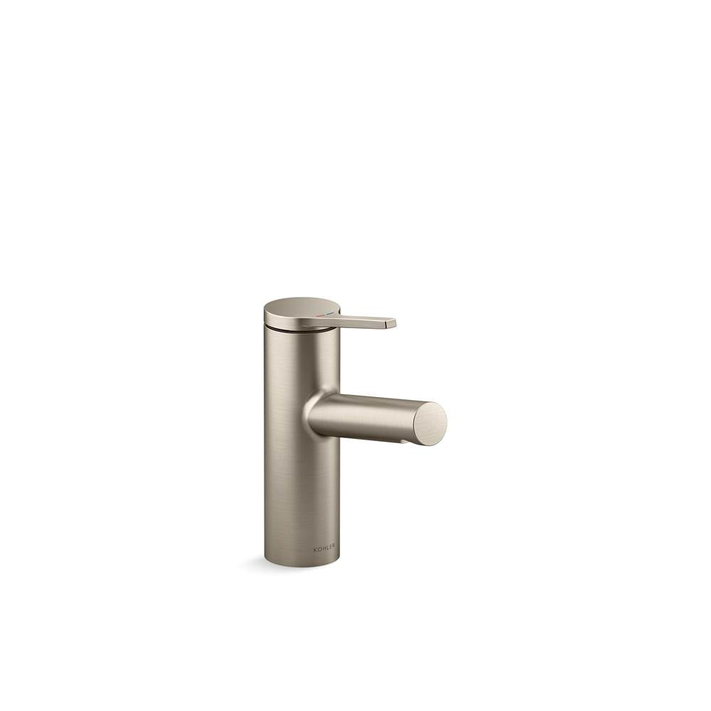 Kohler - Elate Single-Handle Bathroom Sink Faucet 0.5 GPM - Vibrant Brushed Nickel