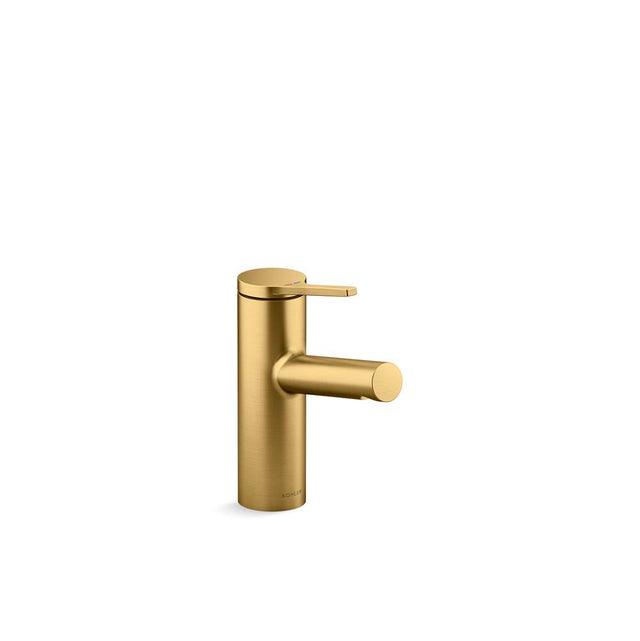 Kohler - Elate Single-Handle Bathroom Sink Faucet 0.5 GPM - Vibrant Brushed Moderne Brass