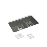 Riverby 33'' undermount double-bowl kitchen sink