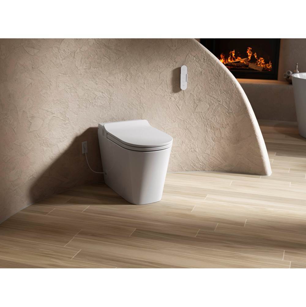 LeapE One-piece elongated smart toilet, dual-flush