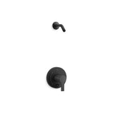 Kohler - Elate Rite-Temp Shower Trim Kit With Push-Button Diverter Without Showerhead - Matte Black