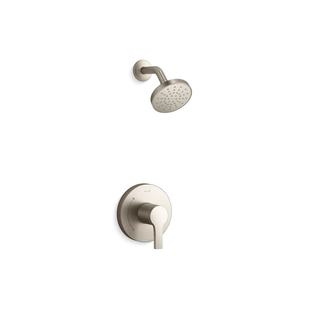 Kohler - Elate Rite-Temp Shower Trim Kit 1.75 GPM - Vibrant Brushed Nickel