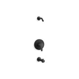 Kohler - Elate Rite-Temp Bath And Shower Trim Kit Without Showerhead - Matte Black
