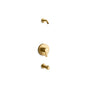 Kohler - Elate Rite-Temp Bath And Shower Trim Kit Without Showerhead - Vibrant Brushed Moderne Brass