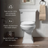 Cachet Recycled ReadyLatch Quiet-CloseE round-front toilet seat