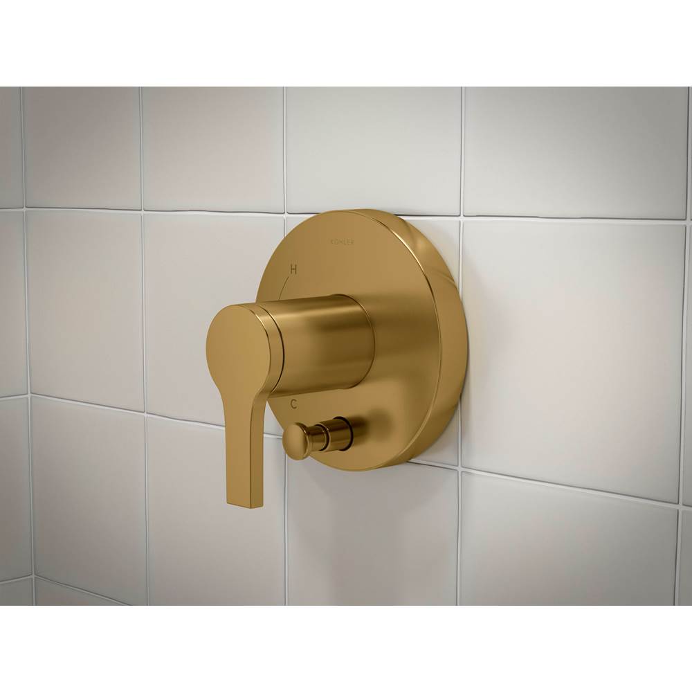 Elate Rite-Temp Bath And Shower Trim Kit With Push-Button Diverter 1.75 GPM