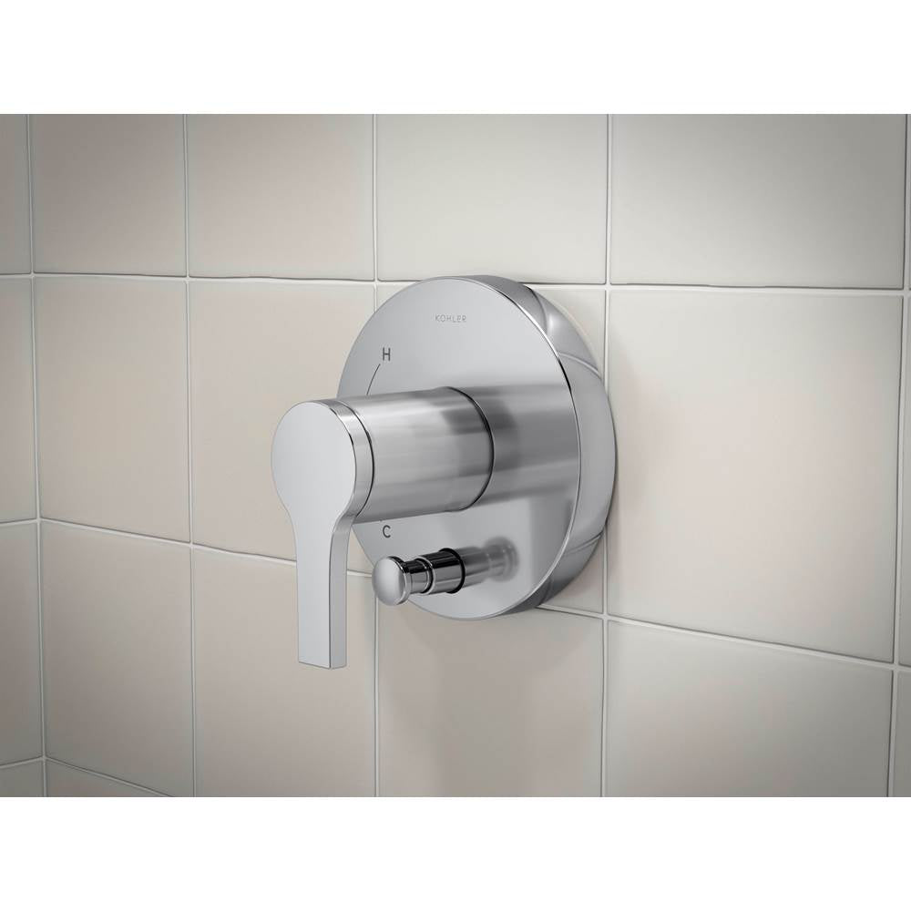 Elate Rite-Temp Bath And Shower Trim Kit With Push-Button Diverter 2.5 GPM