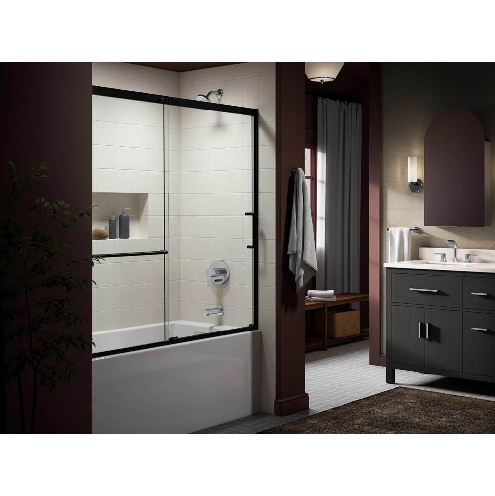 Elate Rite-Temp Bath And Shower Trim Kit With Push-Button Diverter Without Showerhead