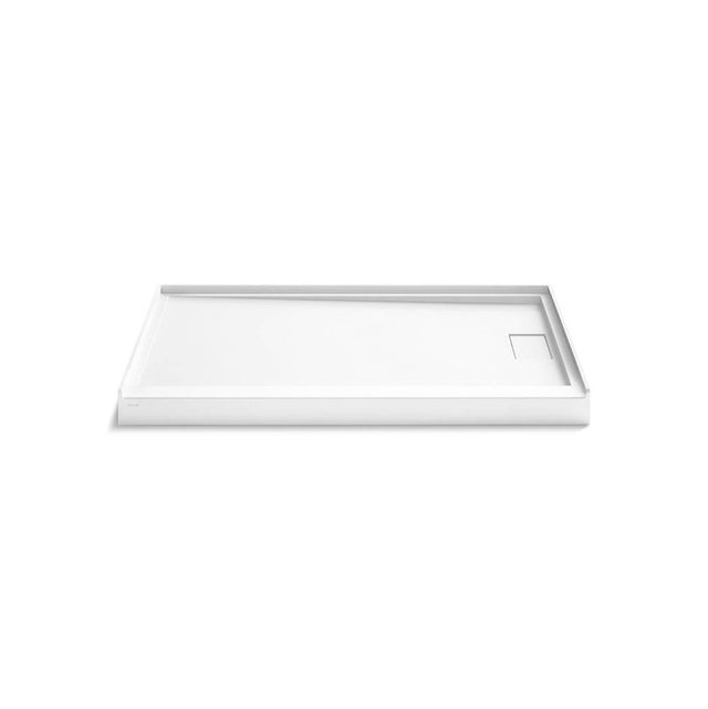 Kohler - Stoneridge 60'' X 36'' Alcove Shower Base Right Drain - Honed White