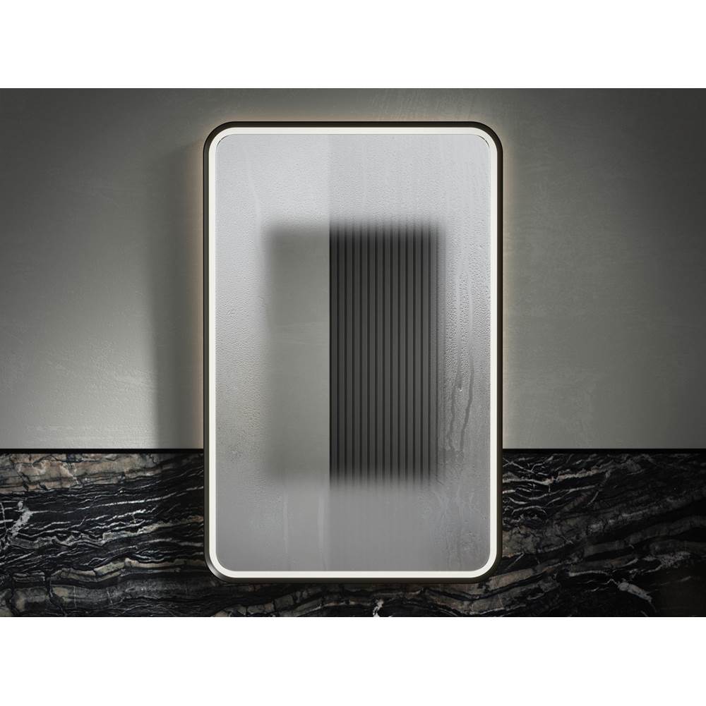 Essential Ultrabright 22 in. X 34 in. Rectangular Lighted Framed Mirror