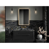 Essential Ultrabright 22 in. X 34 in. Rectangular Lighted Framed Mirror
