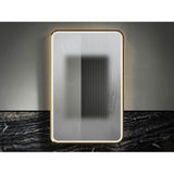 Essential Ultrabright 22 in. X 34 in. Rectangular Lighted Framed Mirror