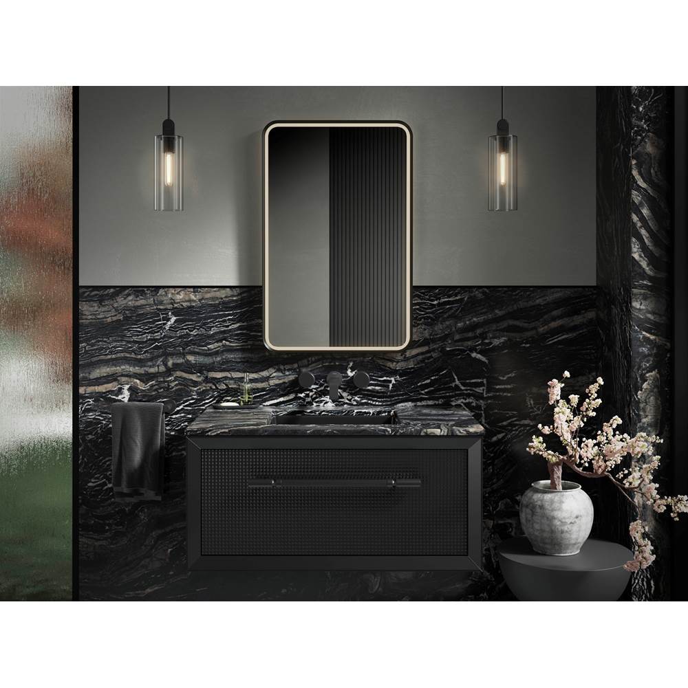 Essential Ultrabright 22 in. X 34 in. Rectangular Lighted Framed Mirror