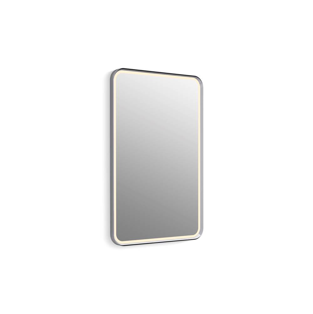 Kohler - Essential Ultrabright 22 in. X 34 in. Rectangular Lighted Framed Mirror - Polished Chrome