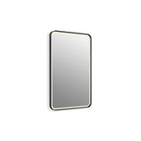 Kohler - Essential Ultrabright 22 in. X 34 in. Rectangular Lighted Framed Mirror - Matte Black