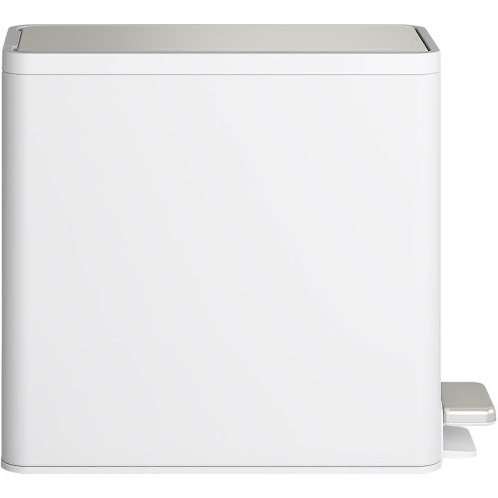 2.5-gallon slim step trash can