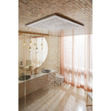 Real Rain 19'' two-function overhead shower panel, 2.5 gpm