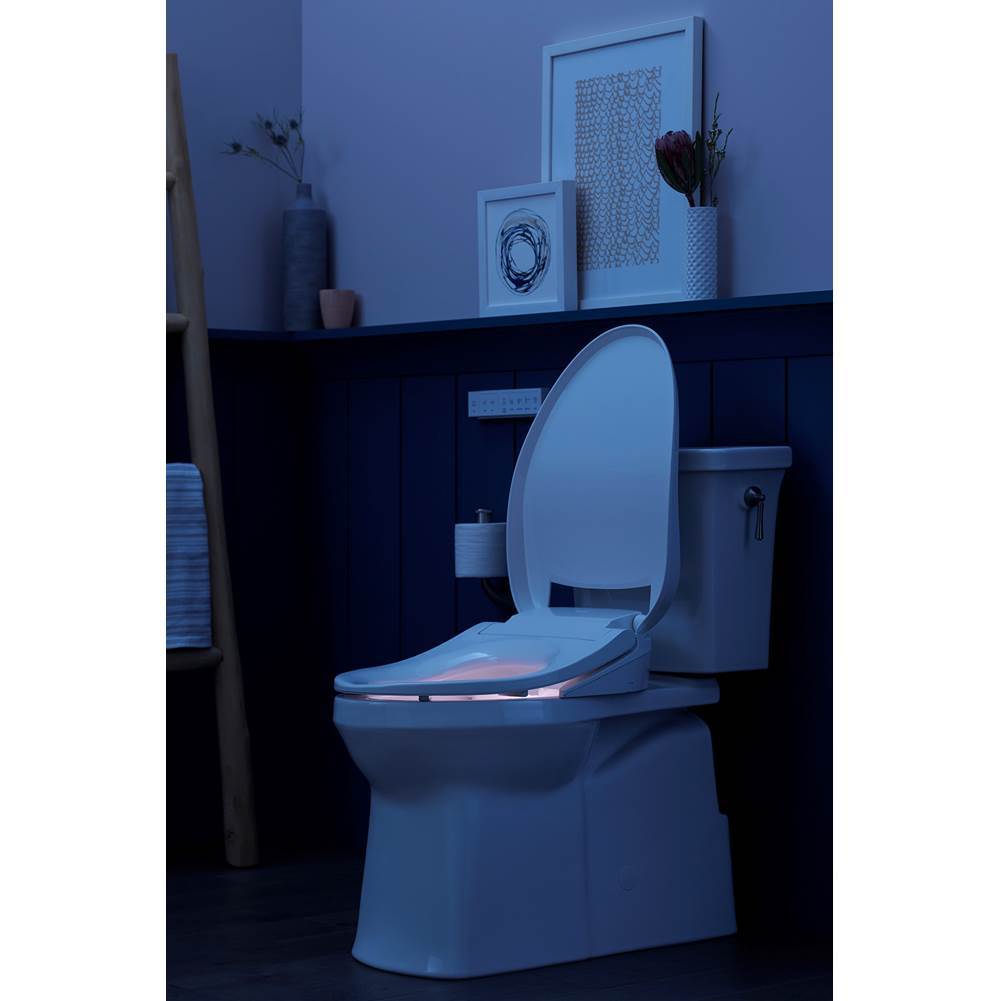 PureWash E700 Elongated bidet toilet seat with remote control