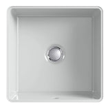 Verticyl 13'' square undermount bathroom sink