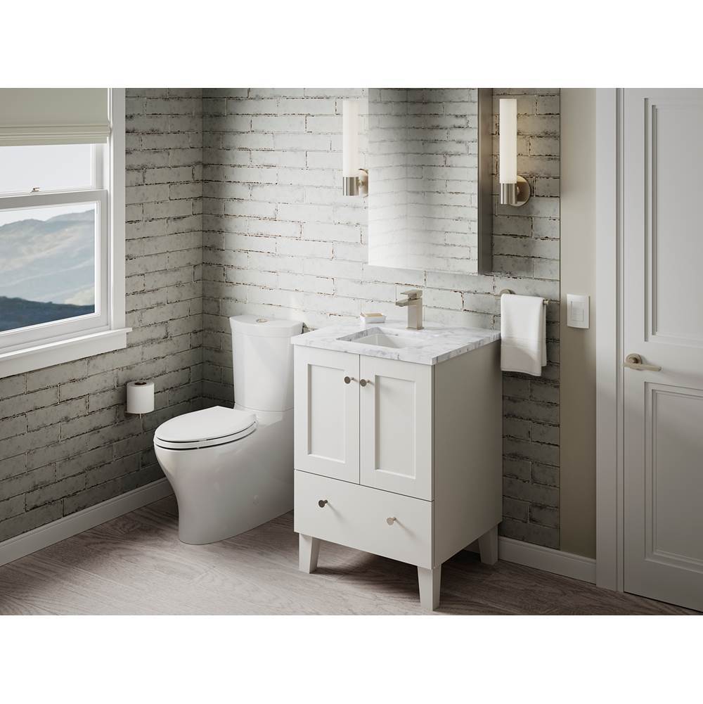 Verticyl 13'' square undermount bathroom sink