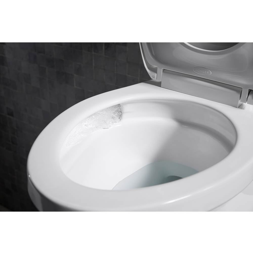 Betello Two-piece elongated toilet with skirted trapway, 1.28 gpf