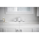 Honesty Widespread bathroom sink faucet, 0.5 gpm