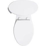 Betello ContinuousClean XT two-piece elongated toilet with skirted trapway, 1.28 gpf