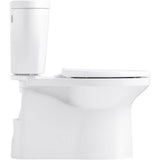 Betello Two-piece elongated toilet with skirted trapway, 1.28 gpf