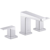 Kohler - Honesty Widespread bathroom sink faucet, 0.5 gpm - Polished Chrome