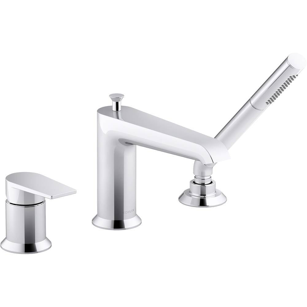 Kohler - Hint Deck-mount bath faucet with handshower - Polished Chrome