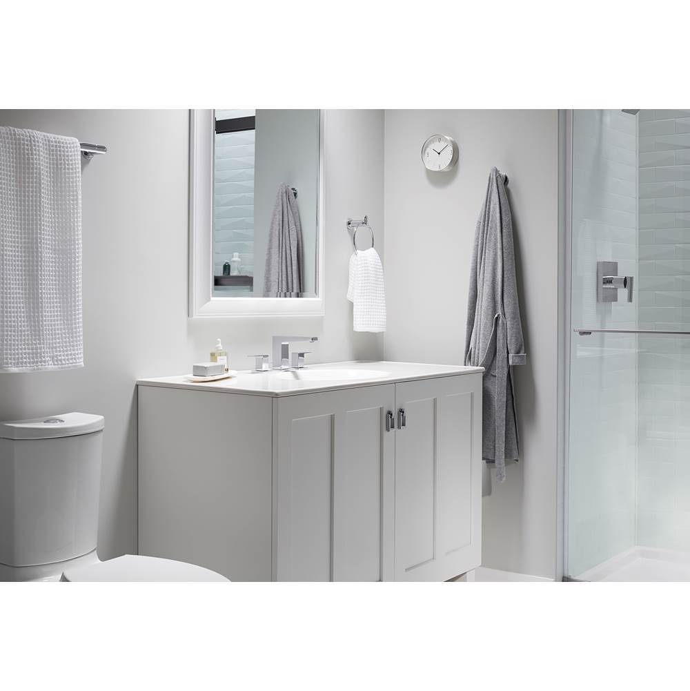 Honesty Widespread bathroom sink faucet, 0.5 gpm