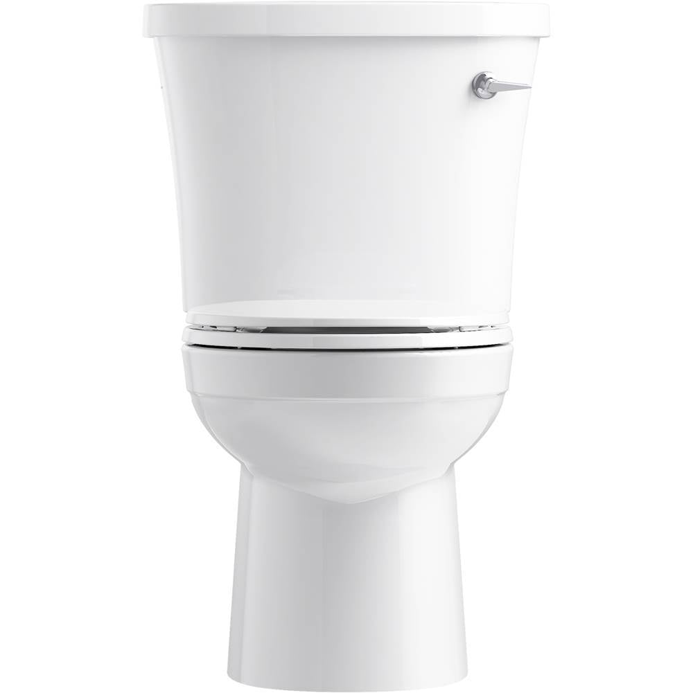 KingstonE Two-piece round-front toilet, 1.28 gpf