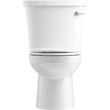 KingstonE Two-piece round-front toilet, 1.28 gpf