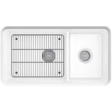 Cairn 33-1/2'' undermount double-bowl kitchen sink