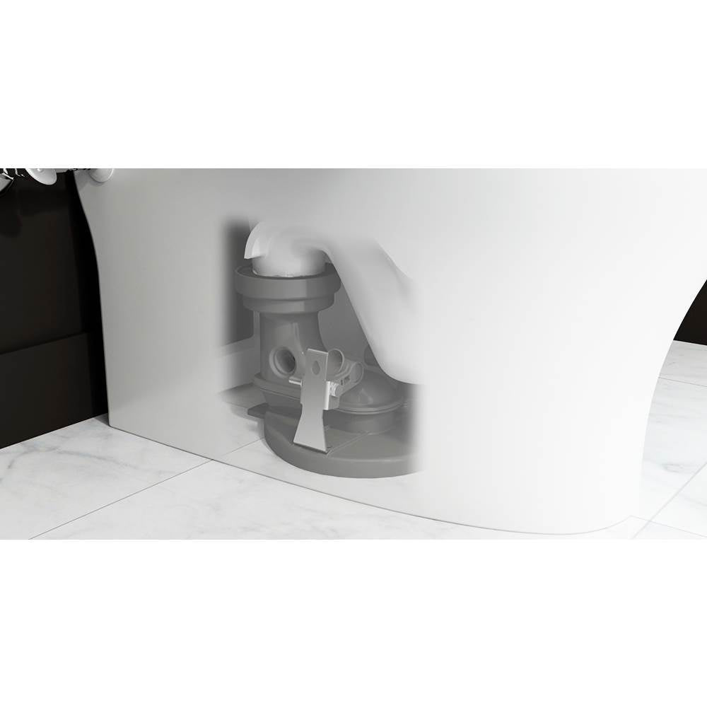 Betello Two-piece elongated toilet with skirted trapway, 1.28 gpf