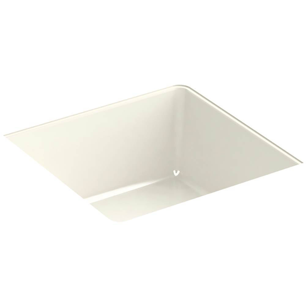 Kohler - Verticyl 13'' square undermount bathroom sink - Biscuit
