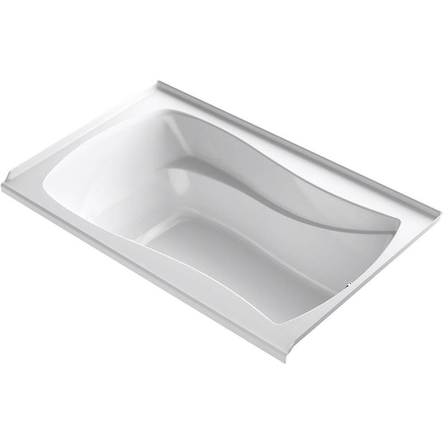 Kohler - Mariposa 60'' x 36'' alcove Heated BubbleMassageE air bath with Bask heated surface, right drain - White