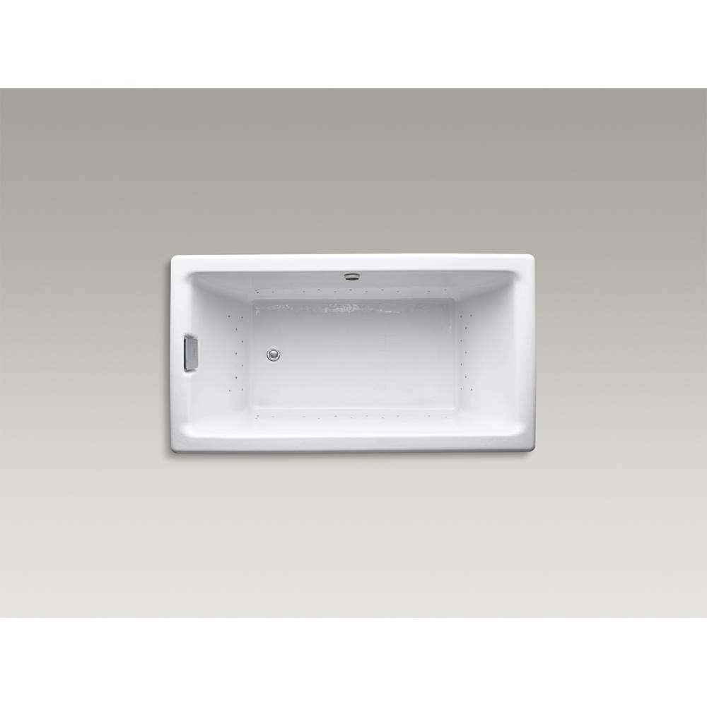 Tea-for-Two 66'' x 36'' drop-in Heated BubbleMassageE air bath