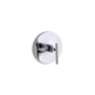 Kohler - Purist MasterShower temperature control valve trim with lever handle - Matte Black