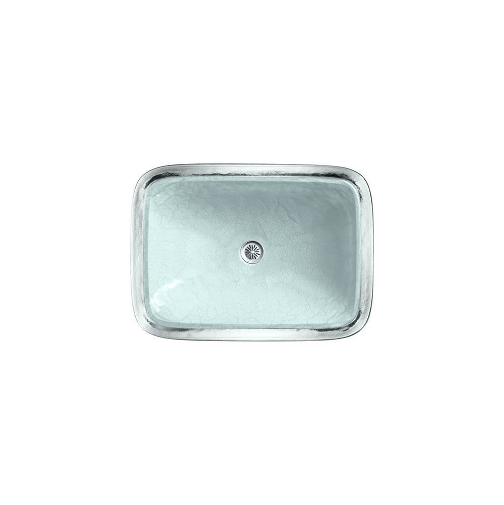Inia 20-3/4'' rectangular drop-in bathroom sink, no overflow