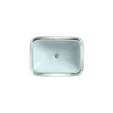 Inia 20-3/4'' rectangular drop-in bathroom sink, no overflow