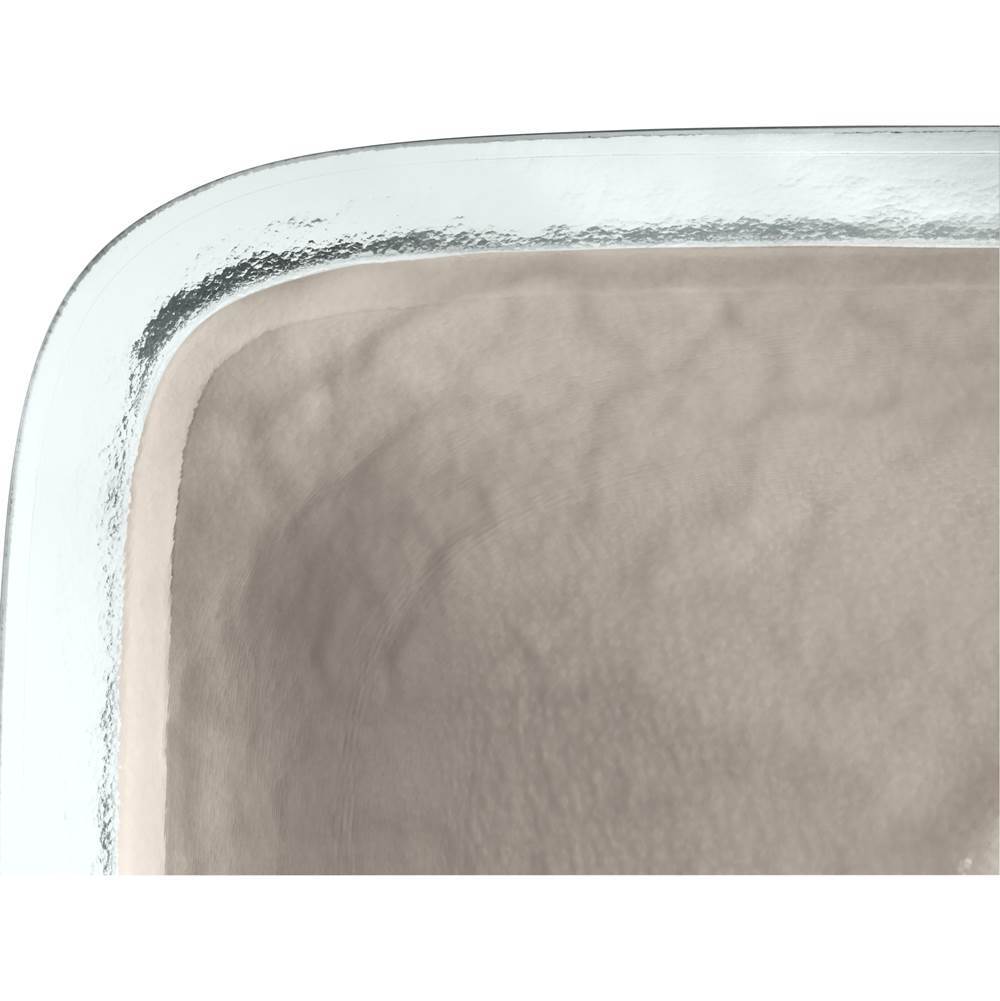 Inia 20-3/4'' rectangular drop-in bathroom sink, no overflow