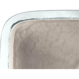 Inia 20-3/4'' rectangular drop-in bathroom sink, no overflow